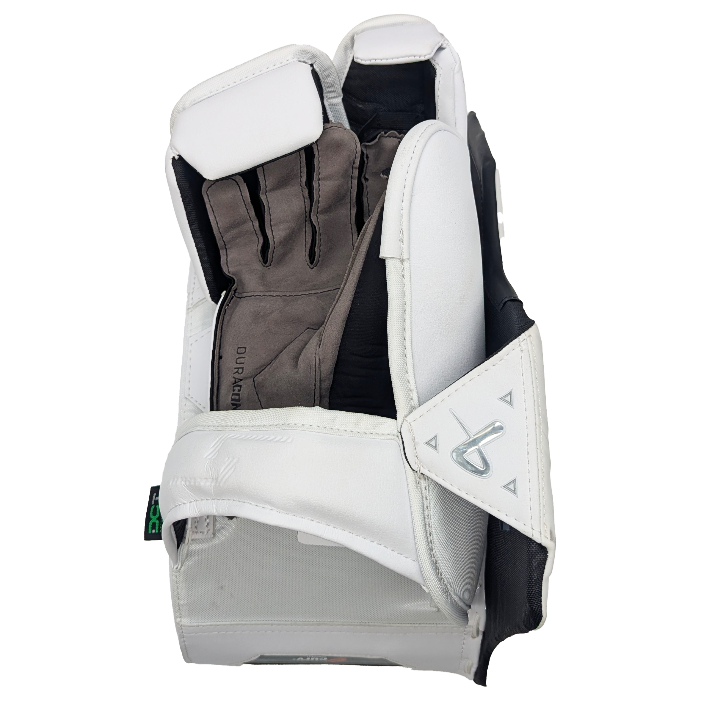 Bauer Supreme Shadow – Bloqueur de gardien de but AHL Pro Stock d'occasion (blanc)